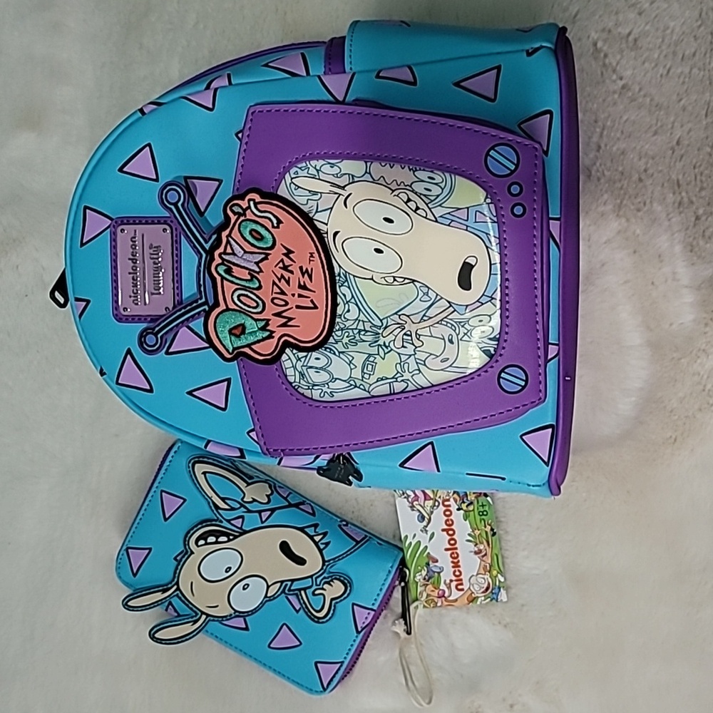 🎒Rocko's Modern Life Mini Backpack/Wallet